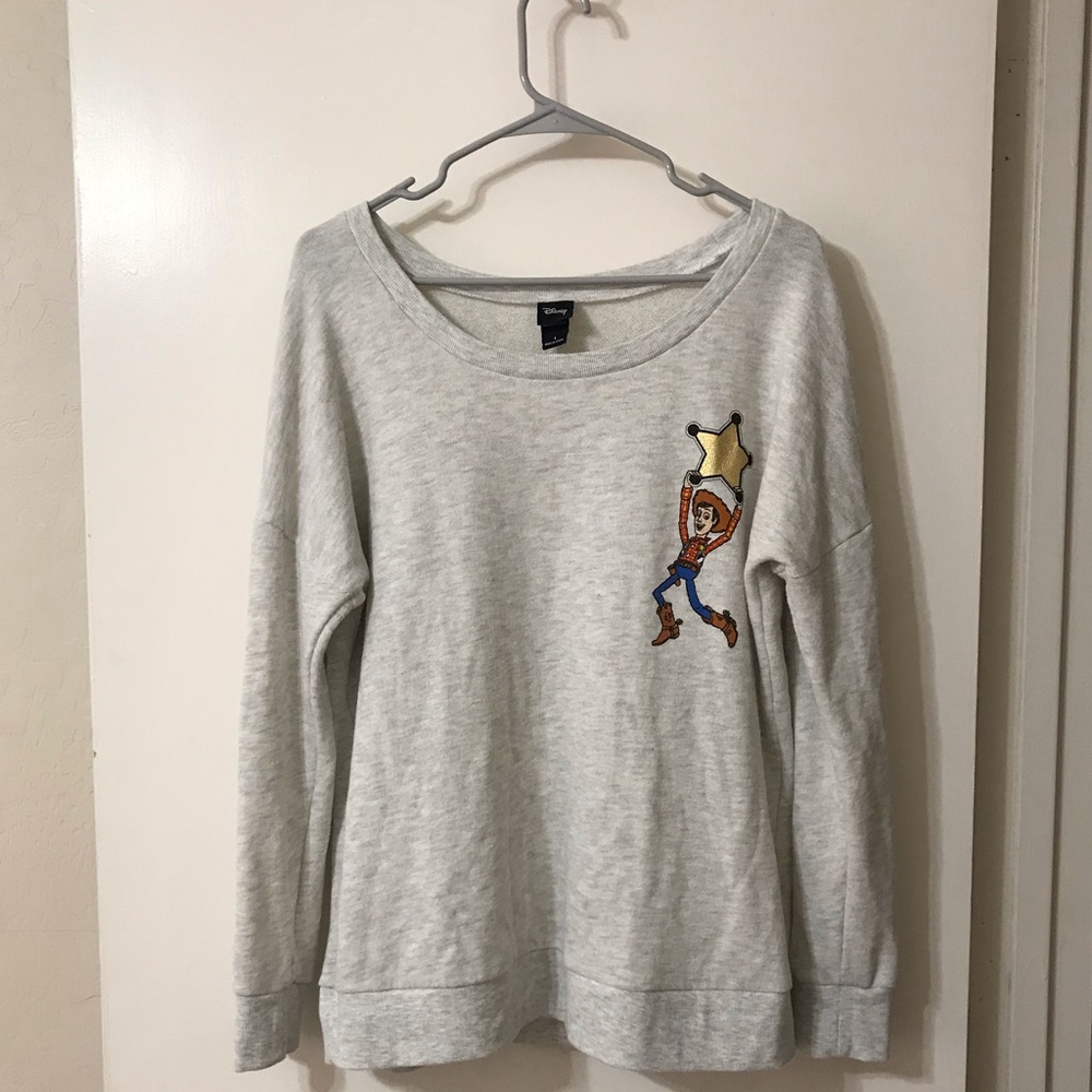 Torrid Disney toy story woody gray sweatshirt